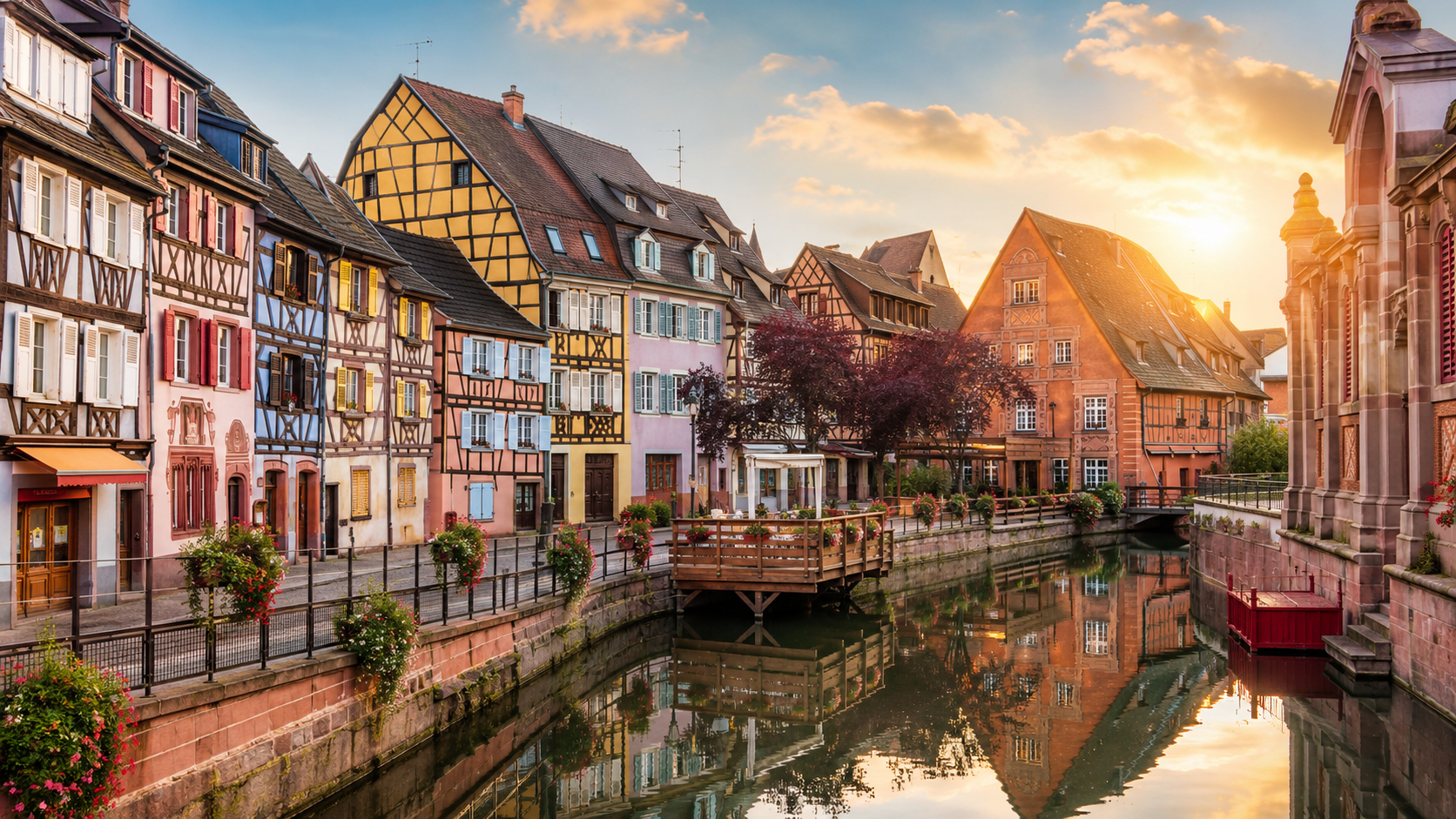 Maisons à colombages et canal de Colmar, Petite Venise